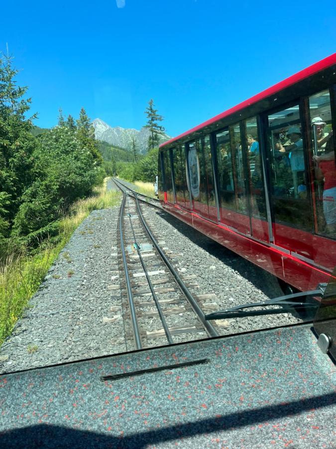 Slnecny 2-Izbovy Apartman Pod Lesom, Dolny Smokovec Vysoké Tatry Kültér fotó